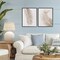 Stupell Industries Muted Neutral Brown Palms 2pc Framed Giclee Set, design by Sisi and Seb